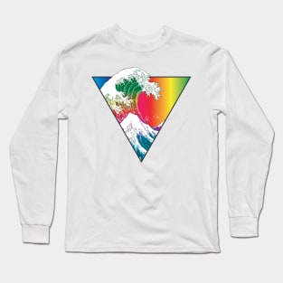 Gay Wave Off Kanagawa Long Sleeve T-Shirt